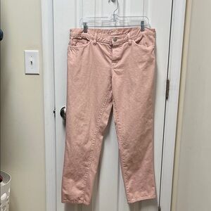 LOFT Blush Ankle Jeans for Women